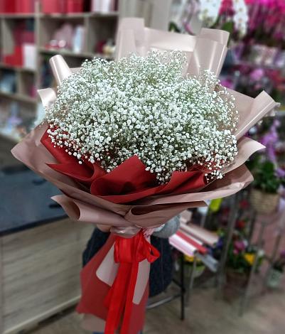 Букет цветов из: Гипсофила в Усть-Джегуте