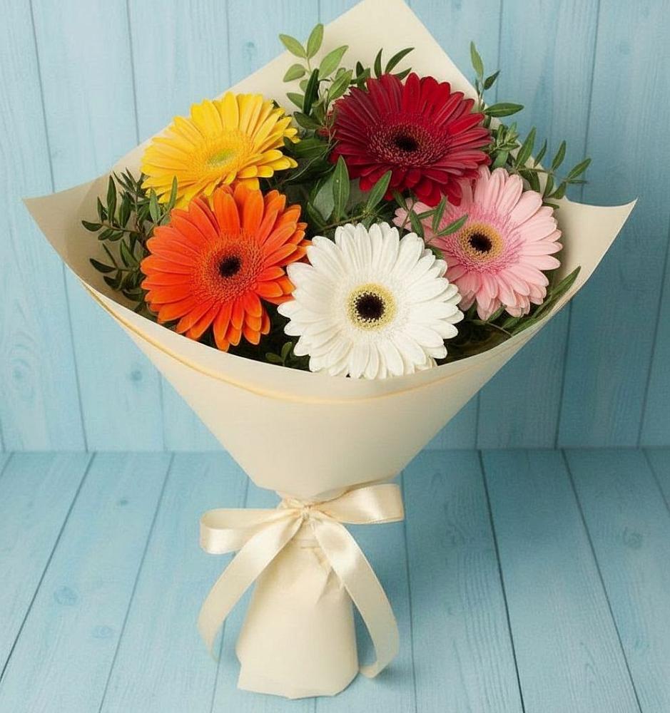 Букет цветов из: Герберы в Усть-Джегуте