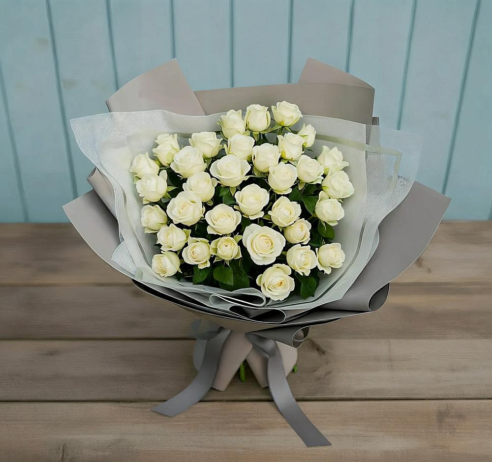 Букет Белоснежная нежность в Усть-Джегуте