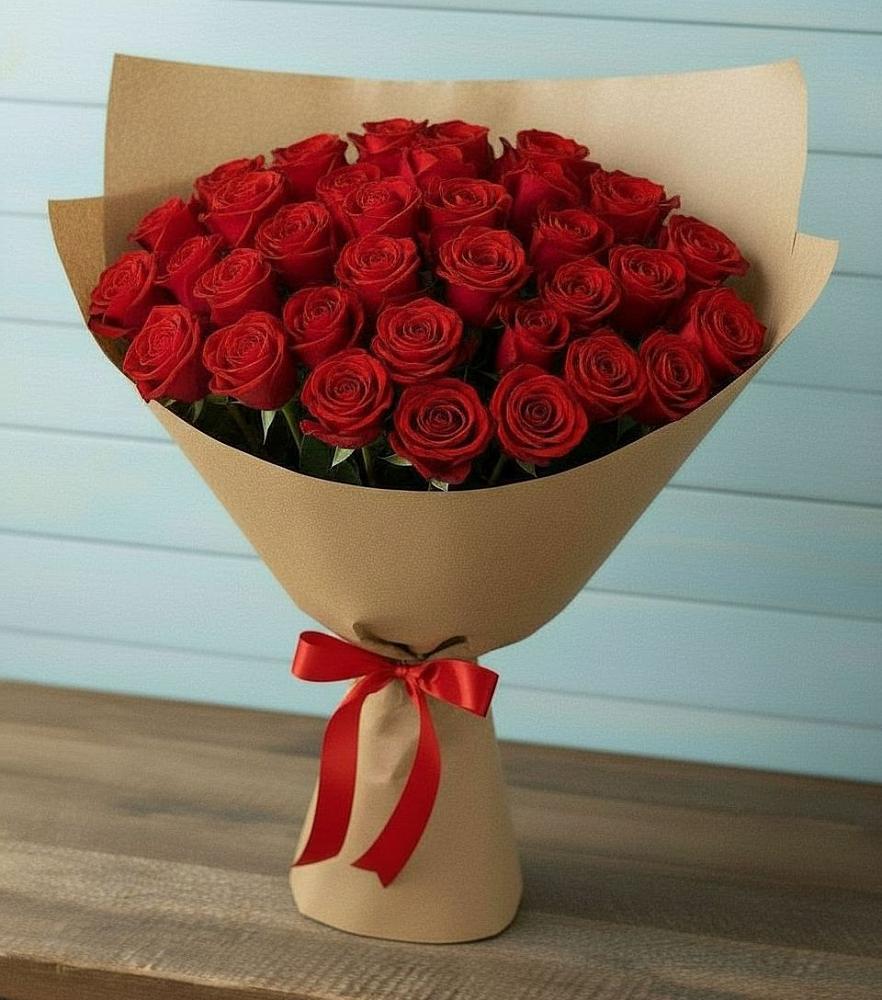 Букет Красные розы Милано в Усть-Джегуте