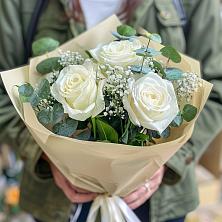 Букет Нежные грёзы в Усть-Джегуте Букет цветов из: Розы в Усть-Джегуте
