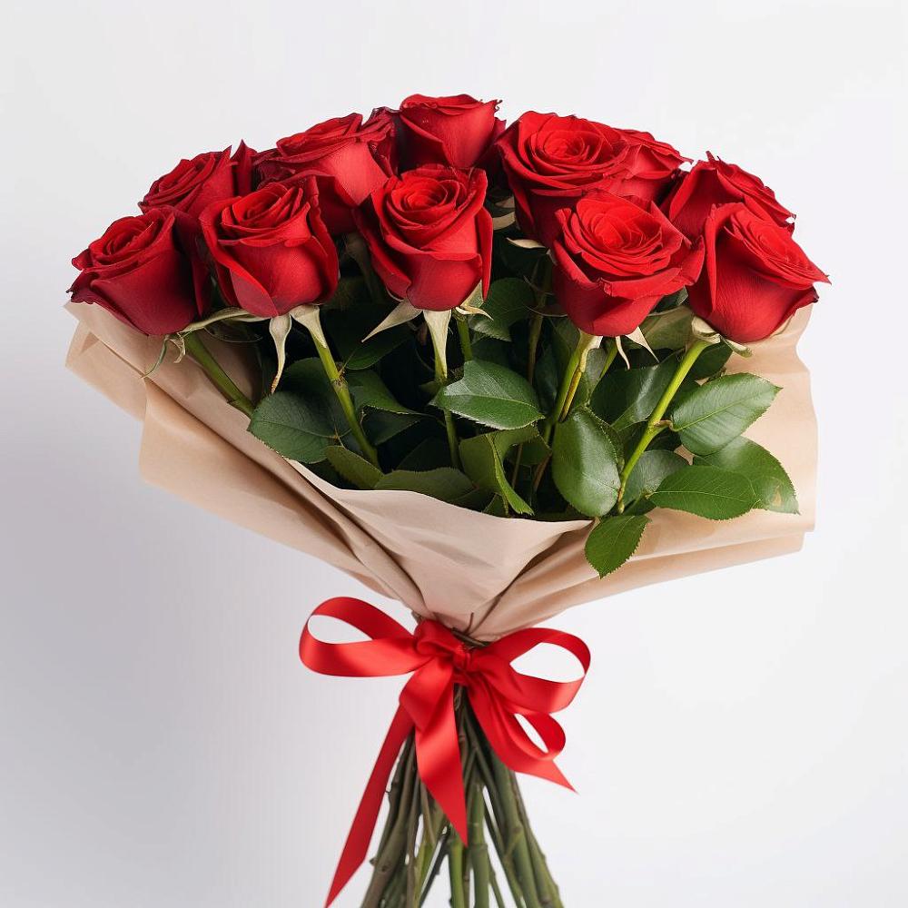 Букет 11 Красных роз Эдлесс Лав в Усть-Джегуте