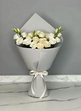 Букет цветов из:  Розы и Лизиантусы #REPLACE_PRED# Усть-Джегуте